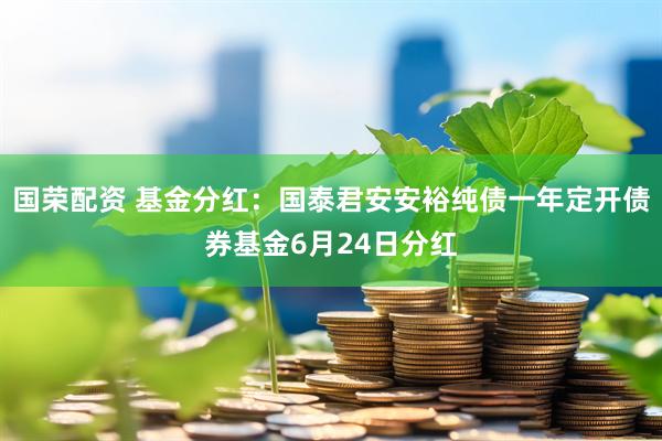国荣配资 基金分红：国泰君安安裕纯债一年定开债券基金6月24日分红